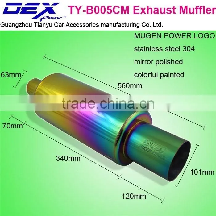 Tianyu DEX exhaust system universal muffler manifold stainless steel 304