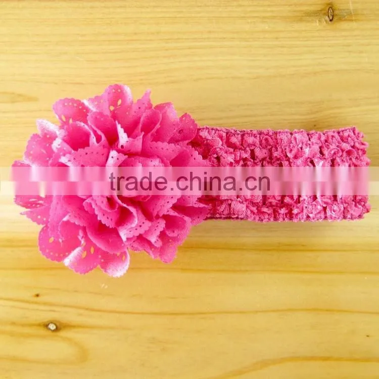 fabric flower headband for kids hair accessories