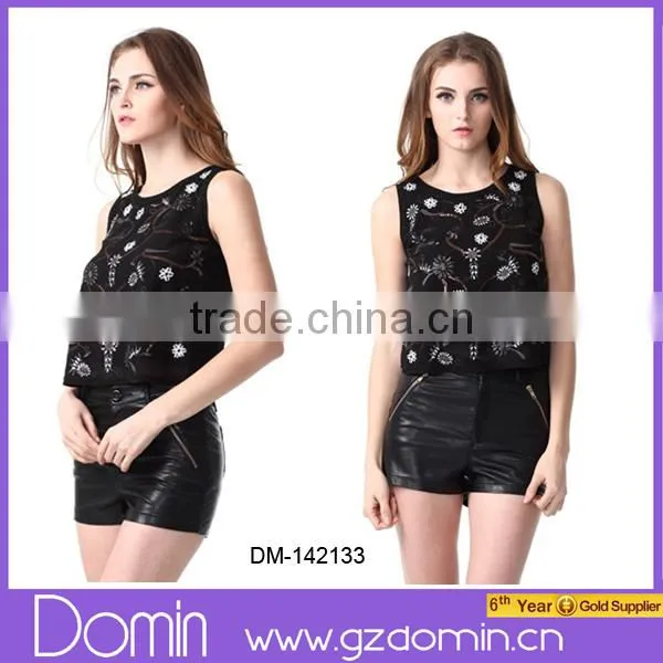 Fashion ladies sequin top Lady Blouse & Top