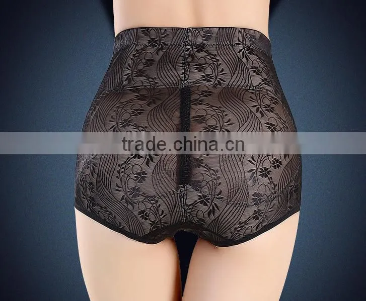 Embroidered woman underwear new fashion lace sexy panty body shaper