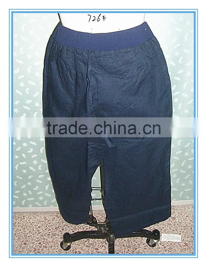 2016 New Arrival High Quality 100% Cotton Lady Capris