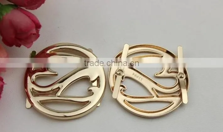 Metal women's shoe ornaments decorative buckle shoe accessories for women shoe