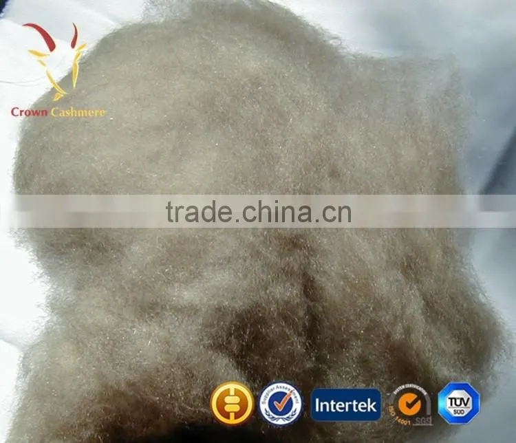 Wool Cashmere Fiber White