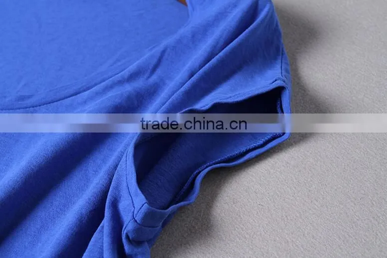 custom Short Sleeves women 100% Cotton Material Custom blank T Shirt