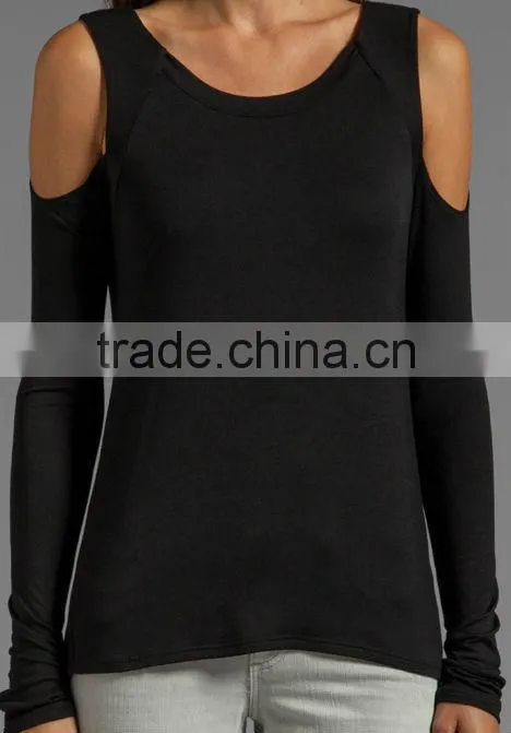 open shoulder shirts