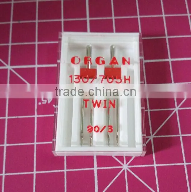 Organ Needles 130/705H Twin needle 70/1.6MM 80/2.5MM 90/3MM Domestic Sewing Machine Twin Needle
