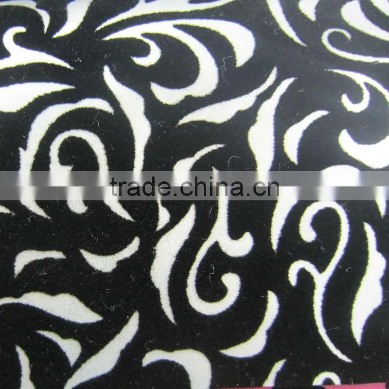 backing flocked genuine PU leather for sofa
