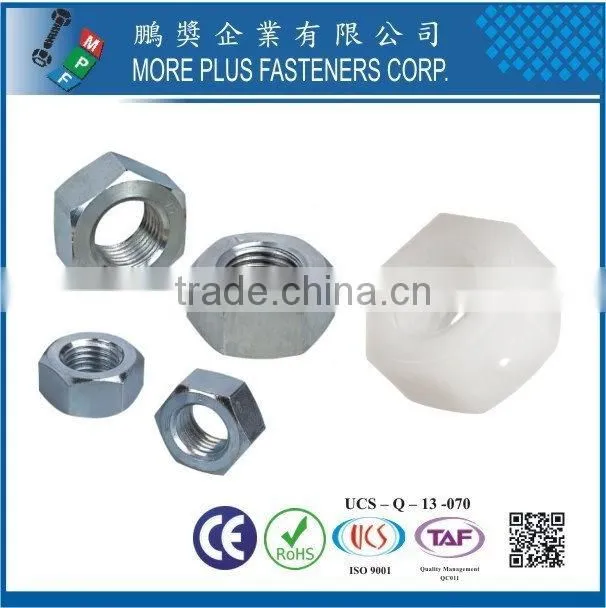 Taiwan Stainless Steel High Strength Heavy Left Hand Long Hex Nut