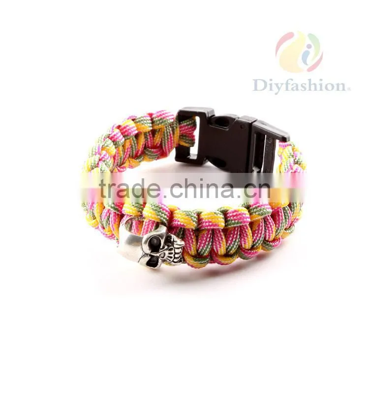 2015 Hot Sell Custom Double Anchor Bracelet Paracord PC6017-1