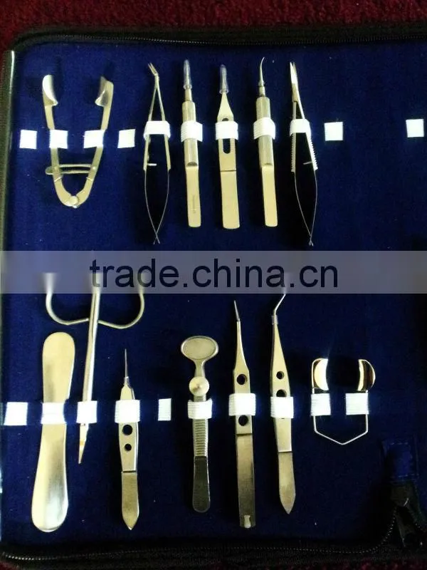 Ophthalmic Eye Instruments Set, Ophthalmic Forceps Eye Forceps, Needle Holder ophthalmology instruments
