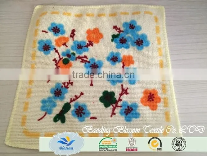 China suppliers hot sale full printed quick-dry warp knitting microfiber hand towels