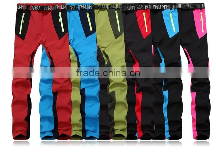 Keep Warm Polyester Hiking Trousers Jogger Pants Men
