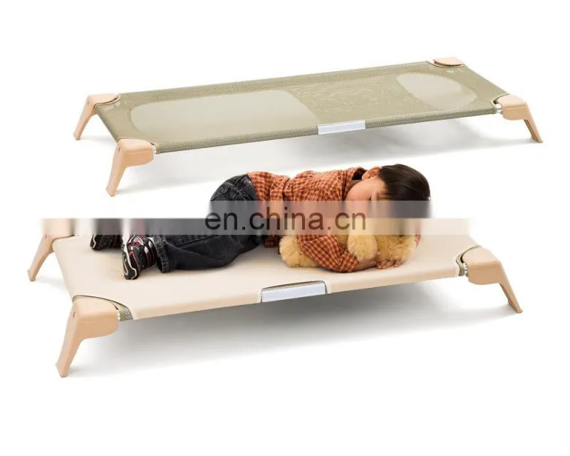 Children Use Indoor Cots Folding Camping Bed For Kindergarten