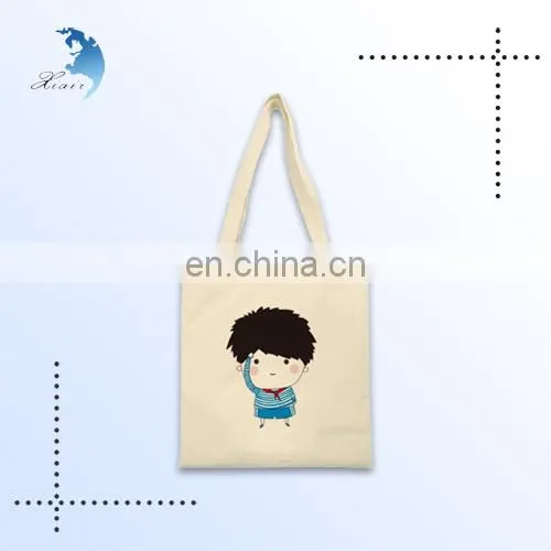 Custom logo with well designed cotton handbag textile printing cotton bag for sale