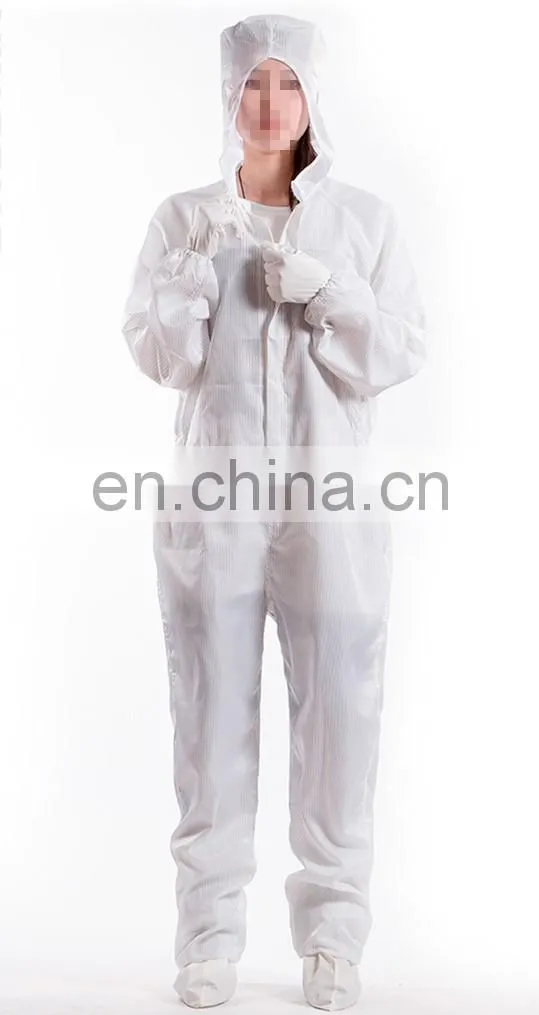 ESD cleanroom clothes antistatic garment/antistatic clothing