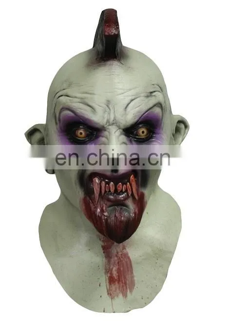 Zombie Punk Mask Skate Or Die Gnarly Grinder Monster Skull Skeleton Mohawk Biker