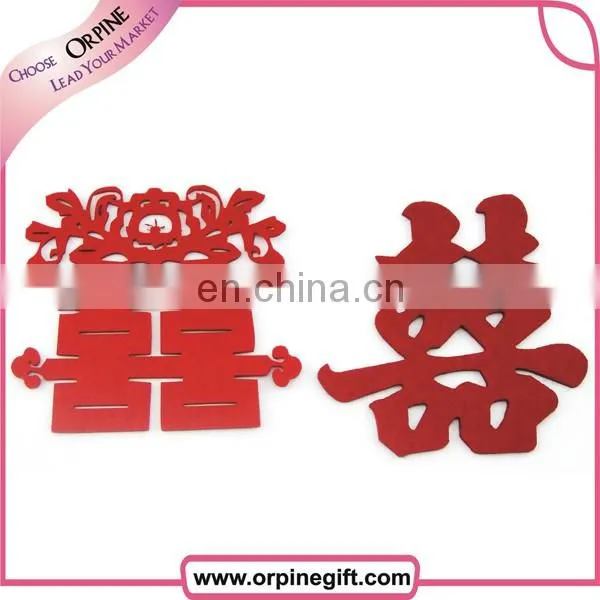 Eco-friendly Wholesale Embroidered Patches for Bestwishes in Chinese Style