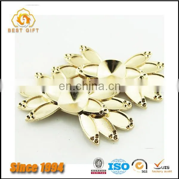 Guangdong Factory Wholesale Custom Cheap Hardware Bag Accessories Gold Letter Logo Plate