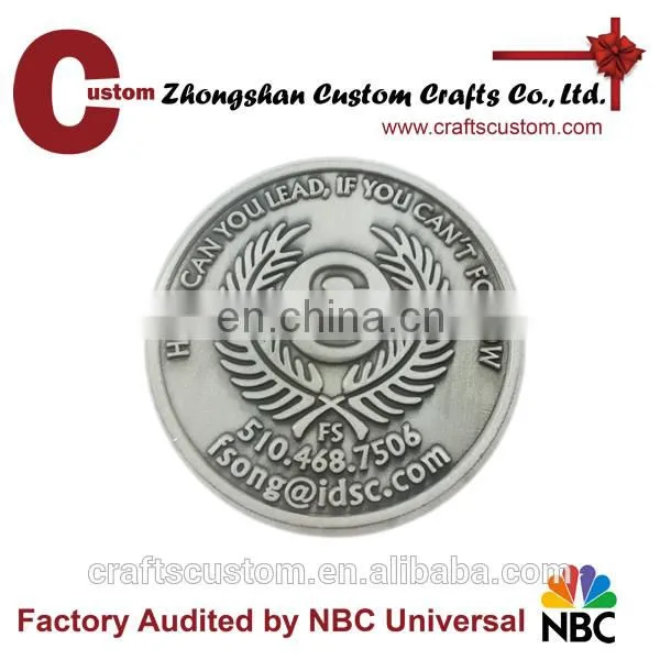Custom 3D silver coin/replica coinsfor sale