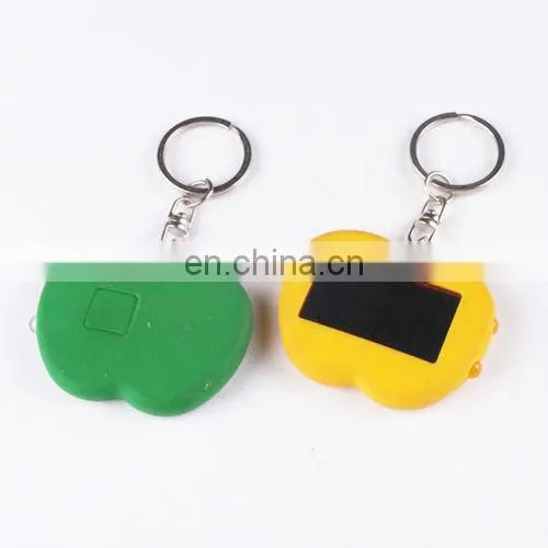 Apple shaped solar keychain CD-LDM012