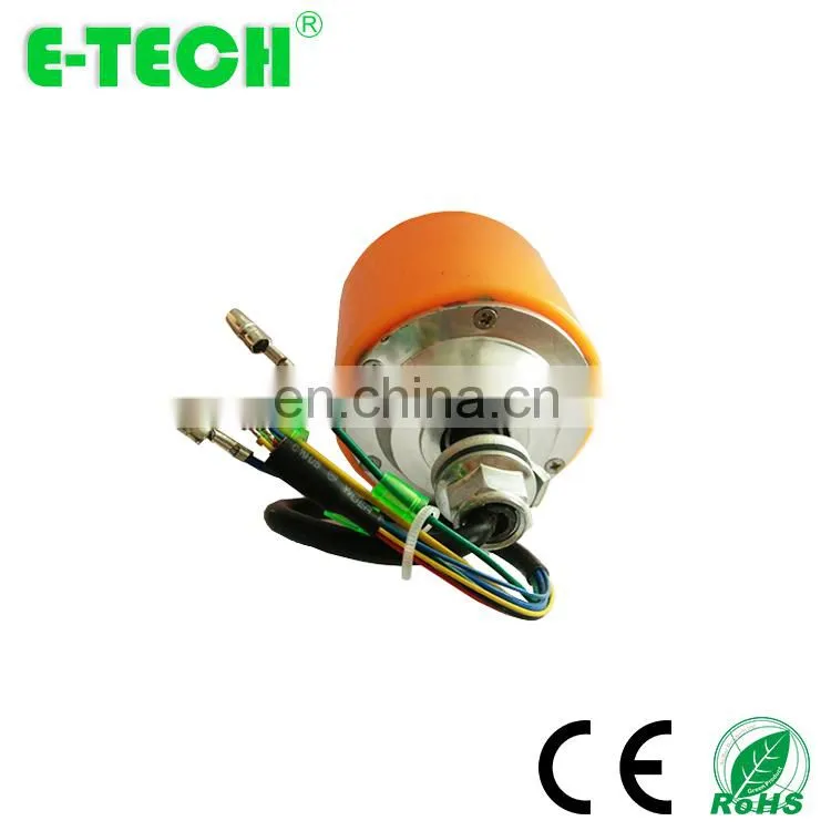CE 3 inch 36v single shaft brushless gearless for wheelchair electric scooters wheel motor