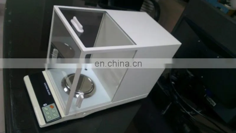 (ESJ-200-4) new lab balances 0.01mg/0.1mg gold weighing scales 0.00001g /0.0001g