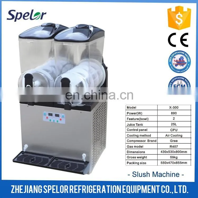 Beverage Shops China Manufacturer Ice Slushie Machine Slush Commercial