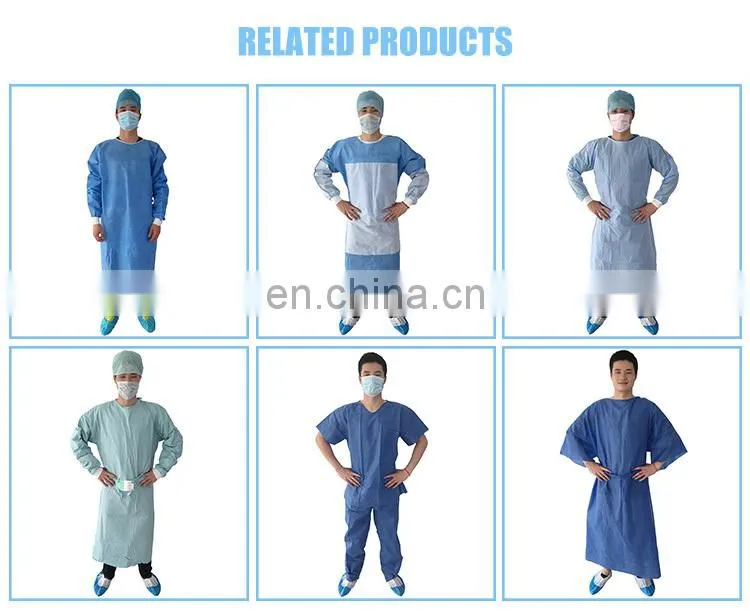 Hospital Medical Sterile Disposable Surgical Gowns