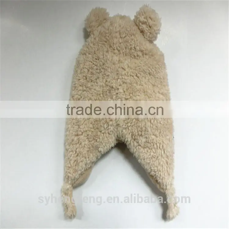 2016 fashion hot style hairy baby hat baby shoes