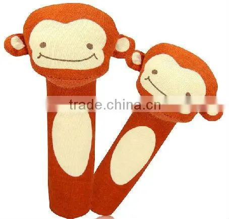 Cute sounding plush baby sticks soft toy/baby toy