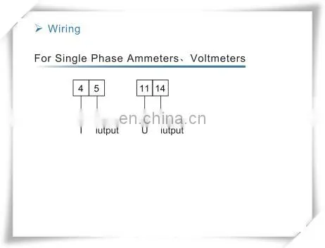 Acrel PZ72-AI/C Single phase Programmable LED display ammeter with RS485 communication