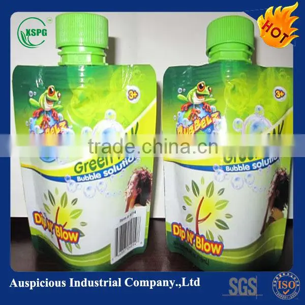 Factory direct sale clear drink stand up spout pouch