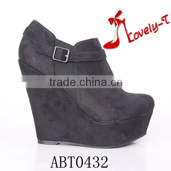 Factory selling woman climbing boots woman boots 2015 with back tassel zipper