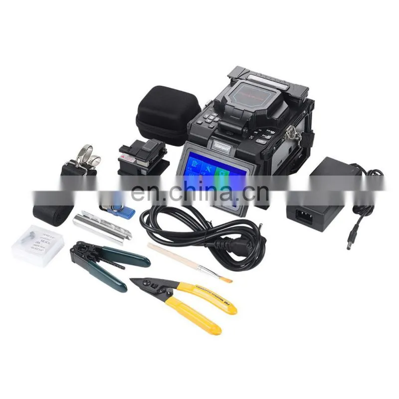 FTTH Fiber Optic Welding Splicing Machine Optical Fiber Fusion Splicer