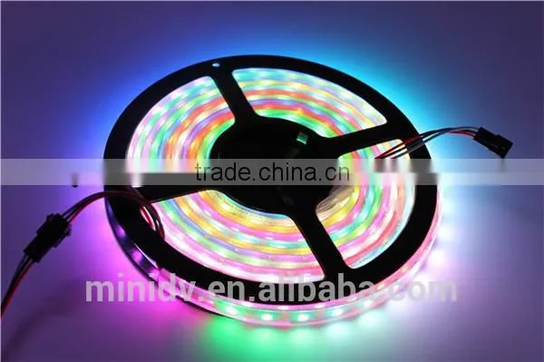 5050 SMD 30/60LED/M RGB Full Color Dream Color WS2812 LED Strip Light with IP67 Waterproof Tube