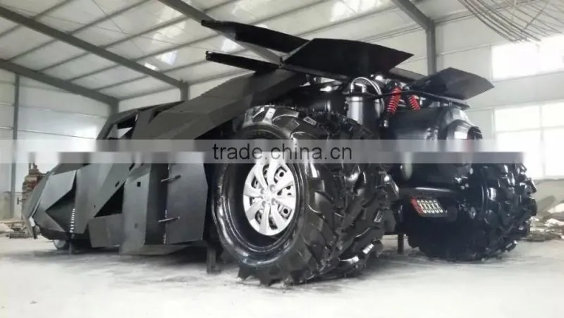 giant iron motif robot car model for holiday