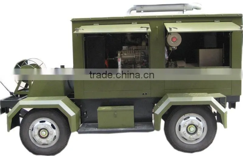HIGH QUALITY 350KW SINGFO TRAILER TYPE DIESEL GENERATOR PRICE