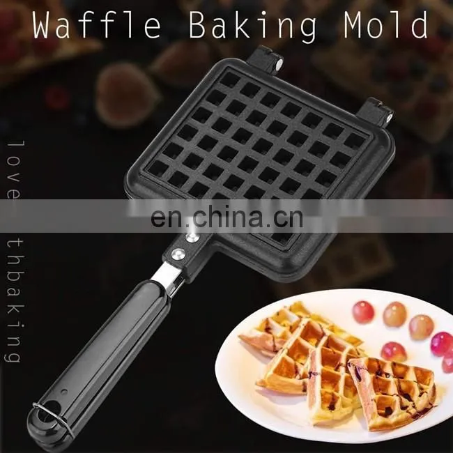 Aluminum Square Waffle Maker Pan