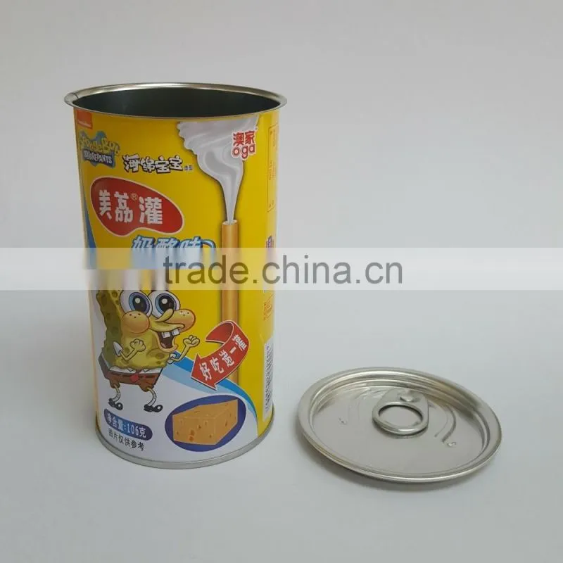 biscuit tin container with easy open lid