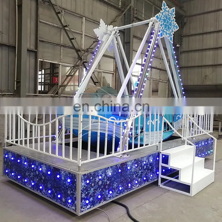 Factory price portable amusement ride pirate ship with trailer rides for sale