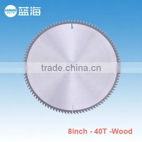 8''-40T Circular Saw Blade for Wood Cutting Alloy Saw