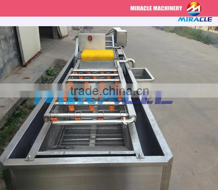 Air bubble vegetable cleaning machine/salted vegetables/fruits washing machine for sale