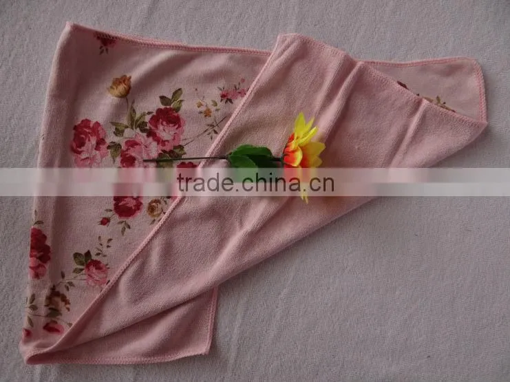 Ultra soft microfiber printed towel wholesale