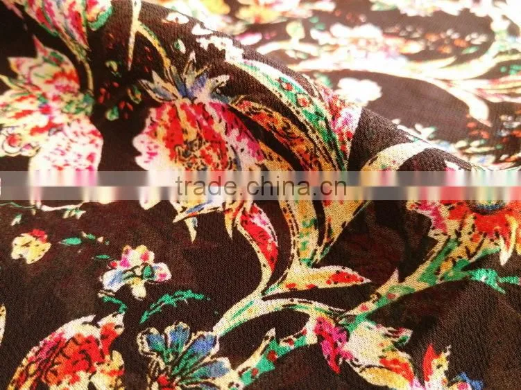 patterned chiffon fabric by shaoxing textile china manufacturer