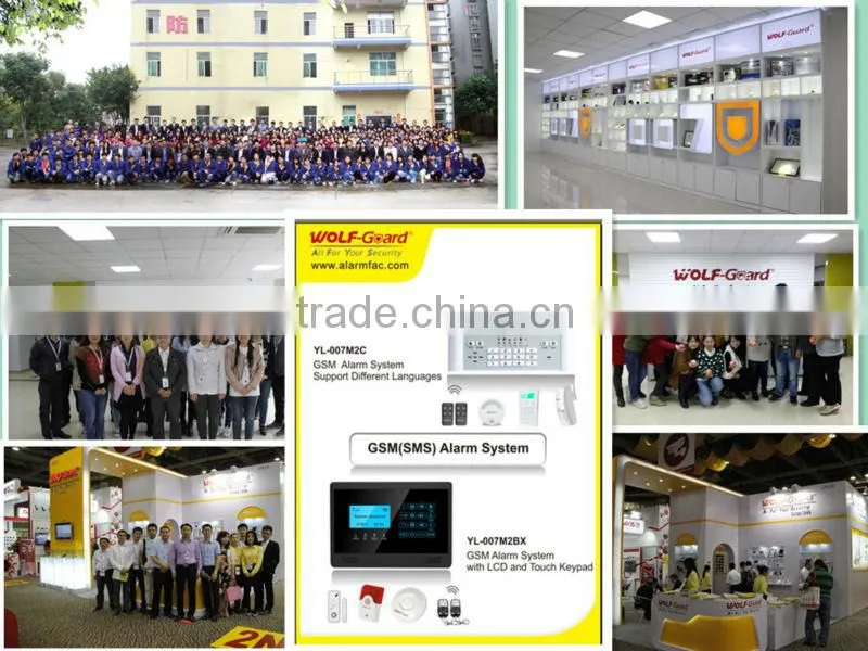 Hot sale OEM/ODM Business/Home alarm GSM sistema di allarme YL-007M2B