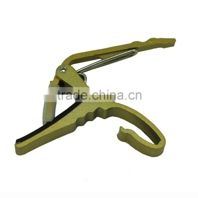 High Quality Aluminium alloy Colorful Bass Guitar Capo Key Clamp for student