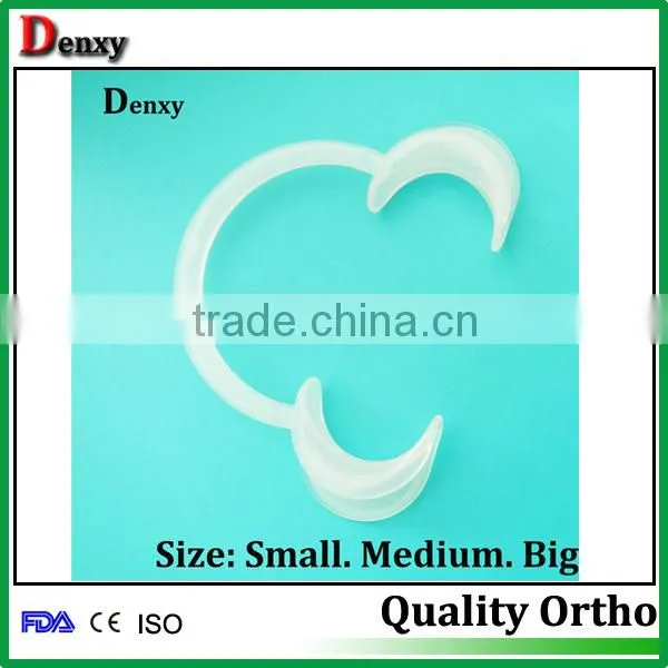 Promotional high quality orthodontic dental mouth opener / soft plastic dentist best choose cheek retractor