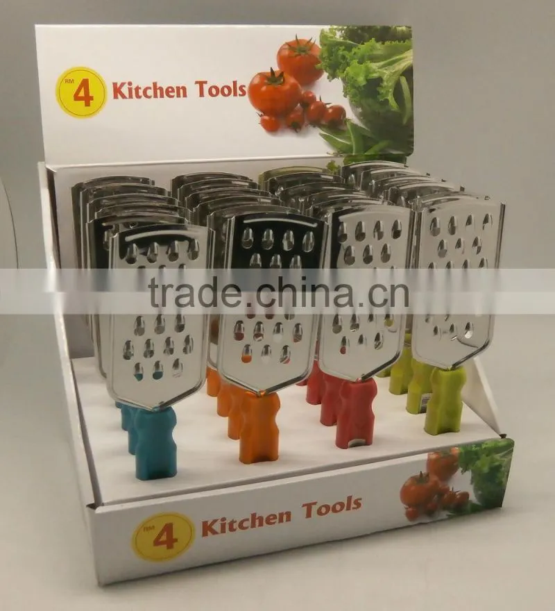 FLAT COLORFUL HANDLE KITCHEN GADGET, KITCHEN ACCESSORIES WITH DISPLAY BOX