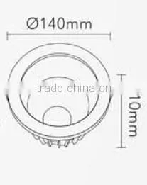 Factory wholesale 30W-10W Round led down light Decorative light for office Restaurant