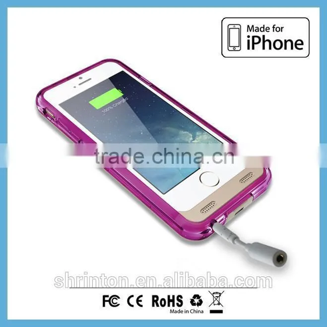 MFI Protective Battery Case 3200mAh External Power Bank Charger Case Backup Battery